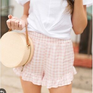 Forever21 Ruffle Gingham Shorts